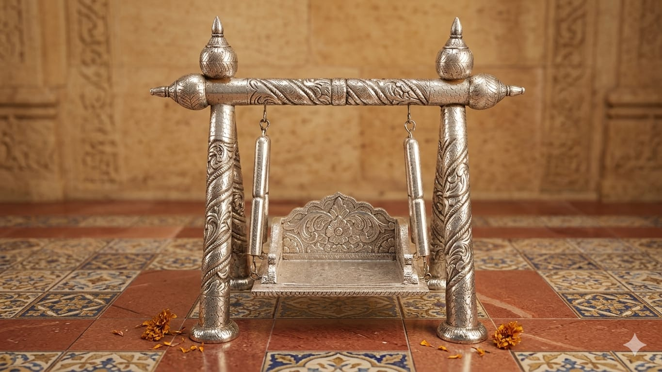 Ornate Jhula Singhasan
