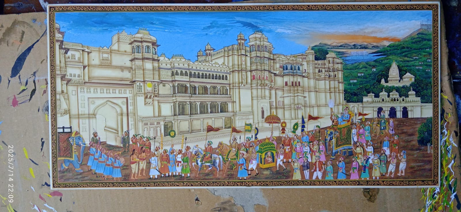 Ivory Mahal Under Monsoon Skies