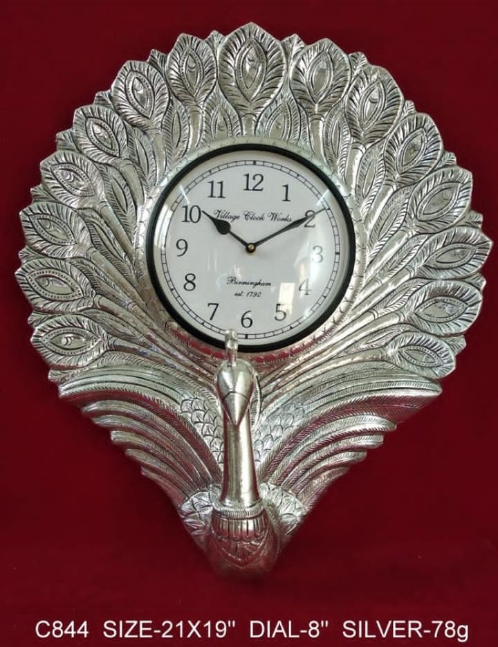 Peacock Morpankh Decorative Wall Clock