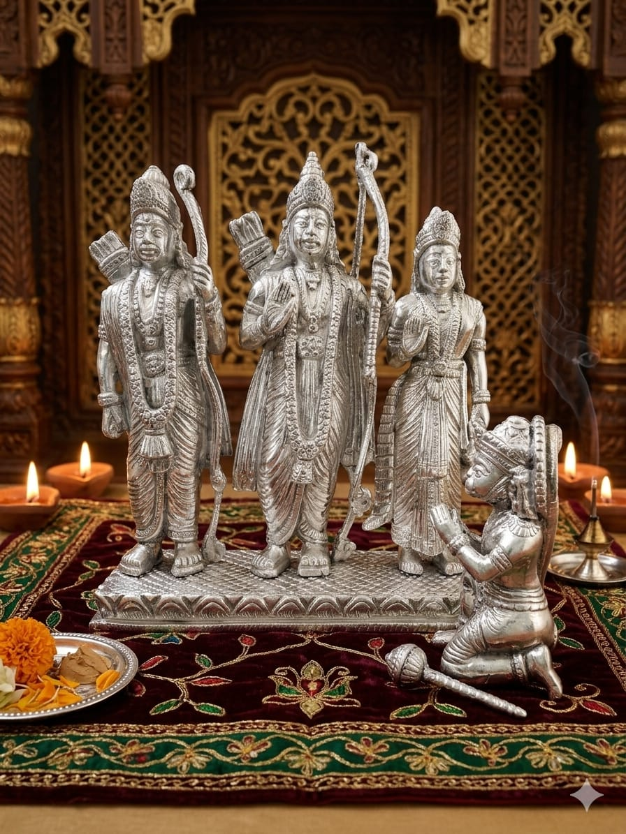 Ram Darbar with Hanuman