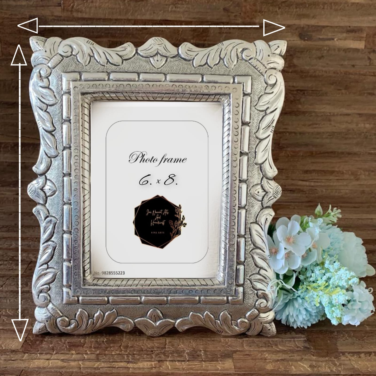 Royal 6×8 Silver Plated Photo Frame